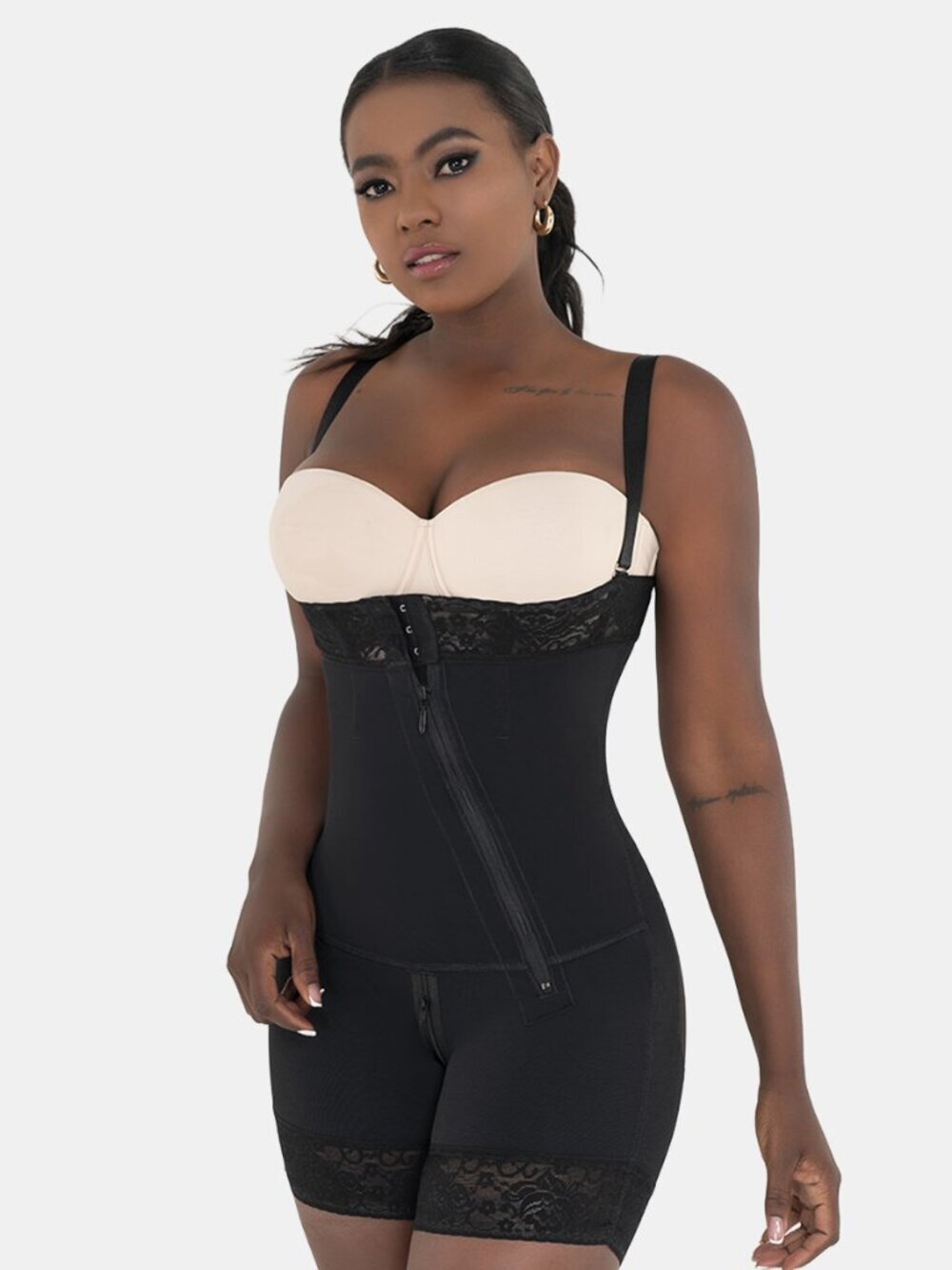 Shape Up Strapless Post-Surgical Girdle Short – 201240 - Black